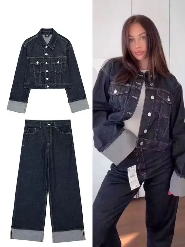 Conjunto Vintage Jeans Isabelle – Modernidade e Sofisticação em um Só Look