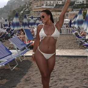 Biquíni Pérola – Elegância e brilho que destacam sua beleza natural