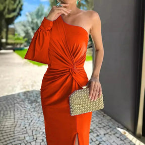 Vestido Longo Selena – Estilo Chique e Formal com Toque de Sensualidade e Sofisticação