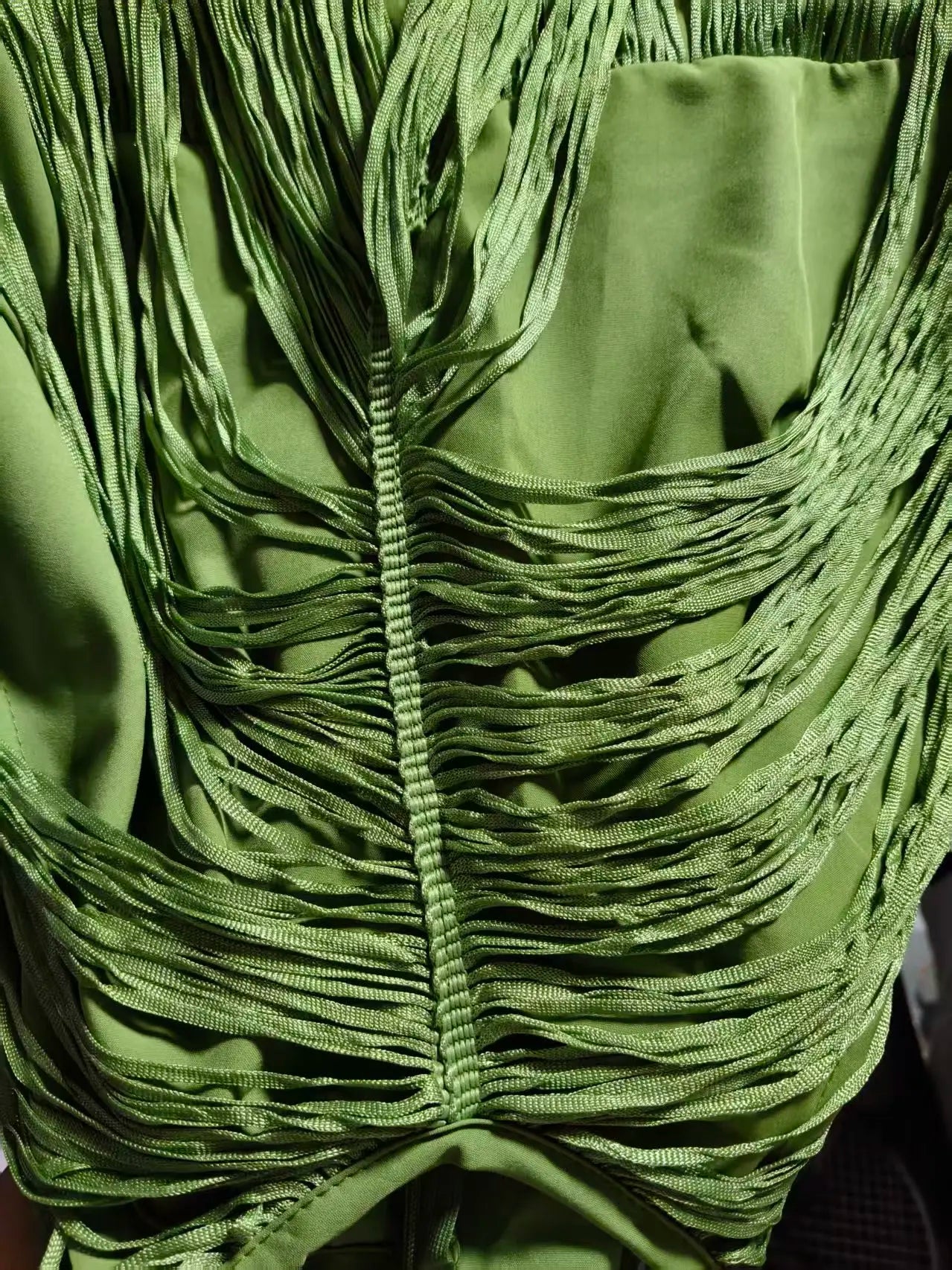 Vestido Longo Franja Lorye