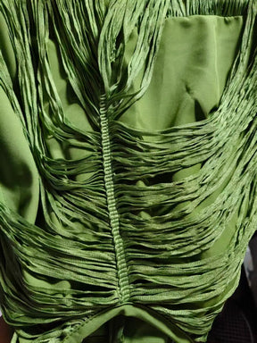 Vestido Longo Franja Lorye