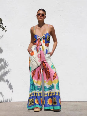 Macacão Boêmio Folhas Victoria