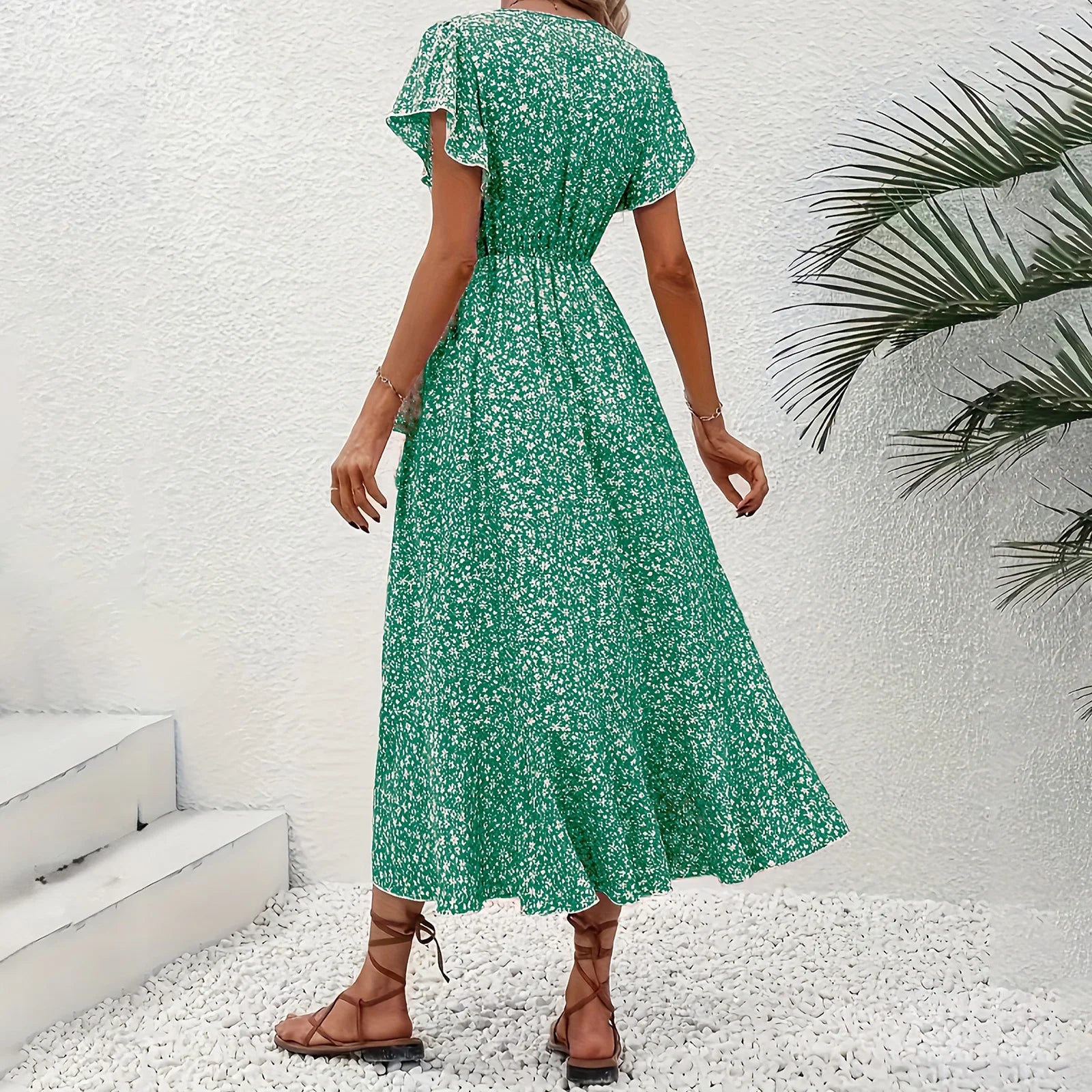 Vestido Longo Floral – Charme em Cada Detalhe