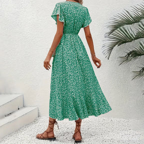 Vestido Longo Floral – Charme em Cada Detalhe