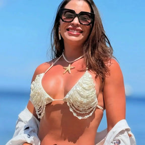 Biquíni Pérola – Elegância e brilho que destacam sua beleza natural