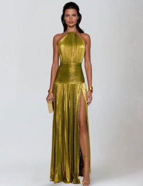 Vestido Longo Erminya – Elegância Pura